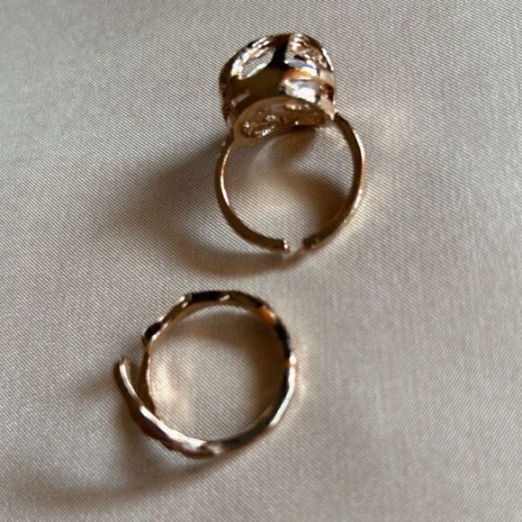 boho pearl ring A530 - Picture 3 of 4